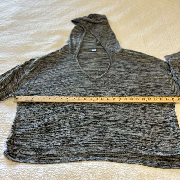 Old Navy Gray Blend Lightweight Pullover with Hood. Size XXL. Comfy. Lounging. - Picture 3 of 5